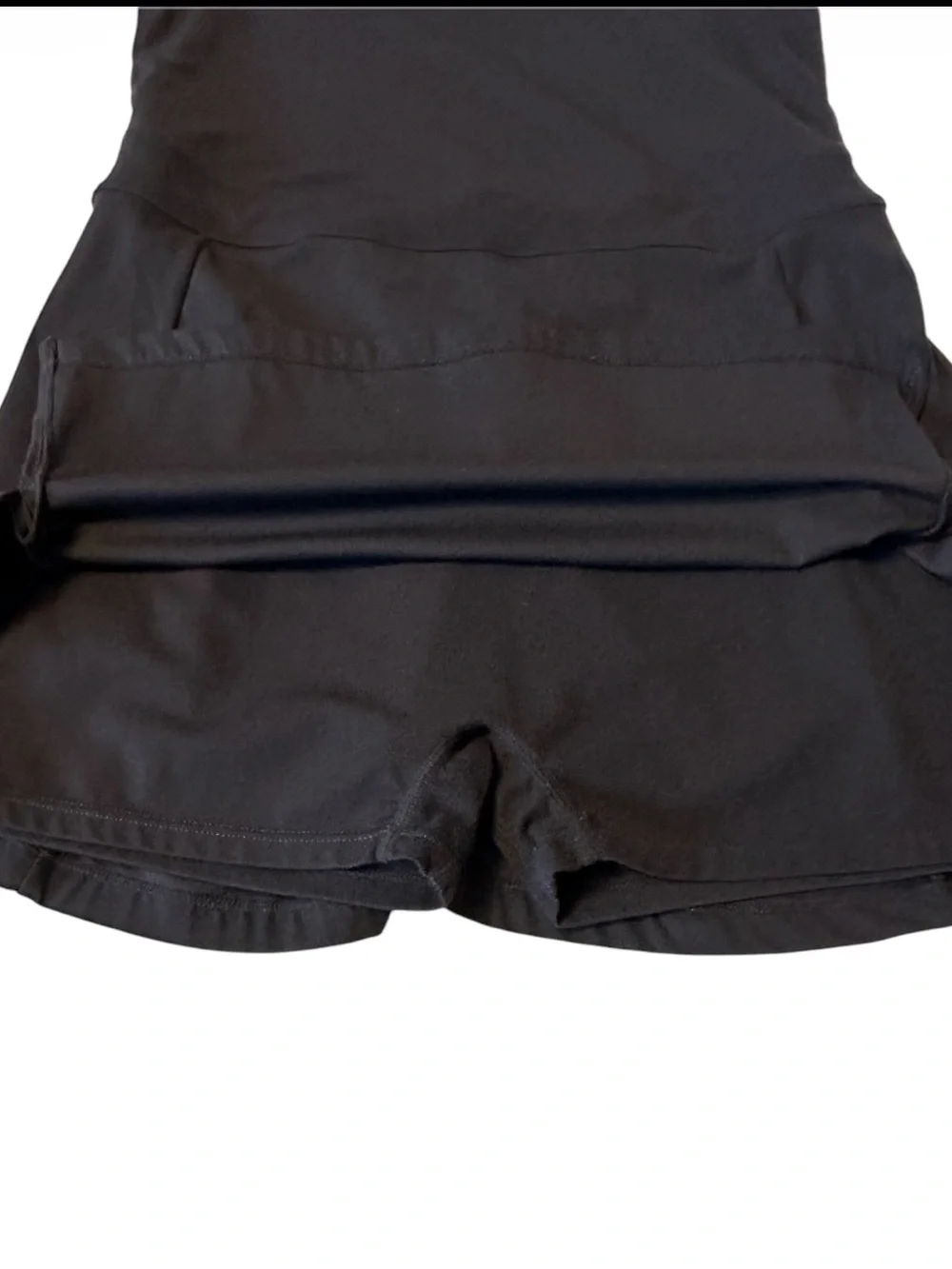 SPLITS59 Martina Tennis Dress Medium Black Built In Shorts Pickleball‎ Golf